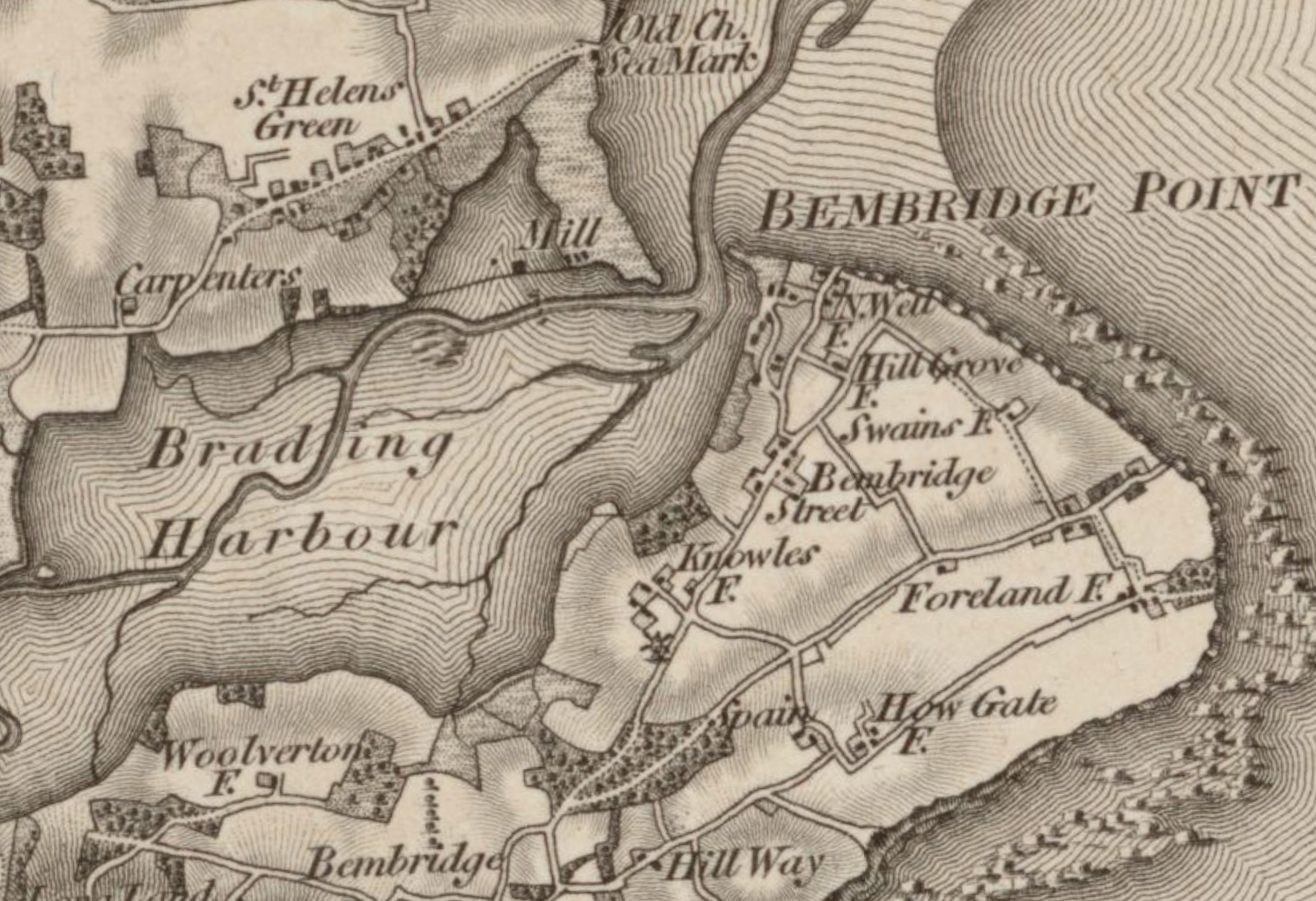 OS map old series, 1 inch, 1800s-1860s, National Library of Scotland