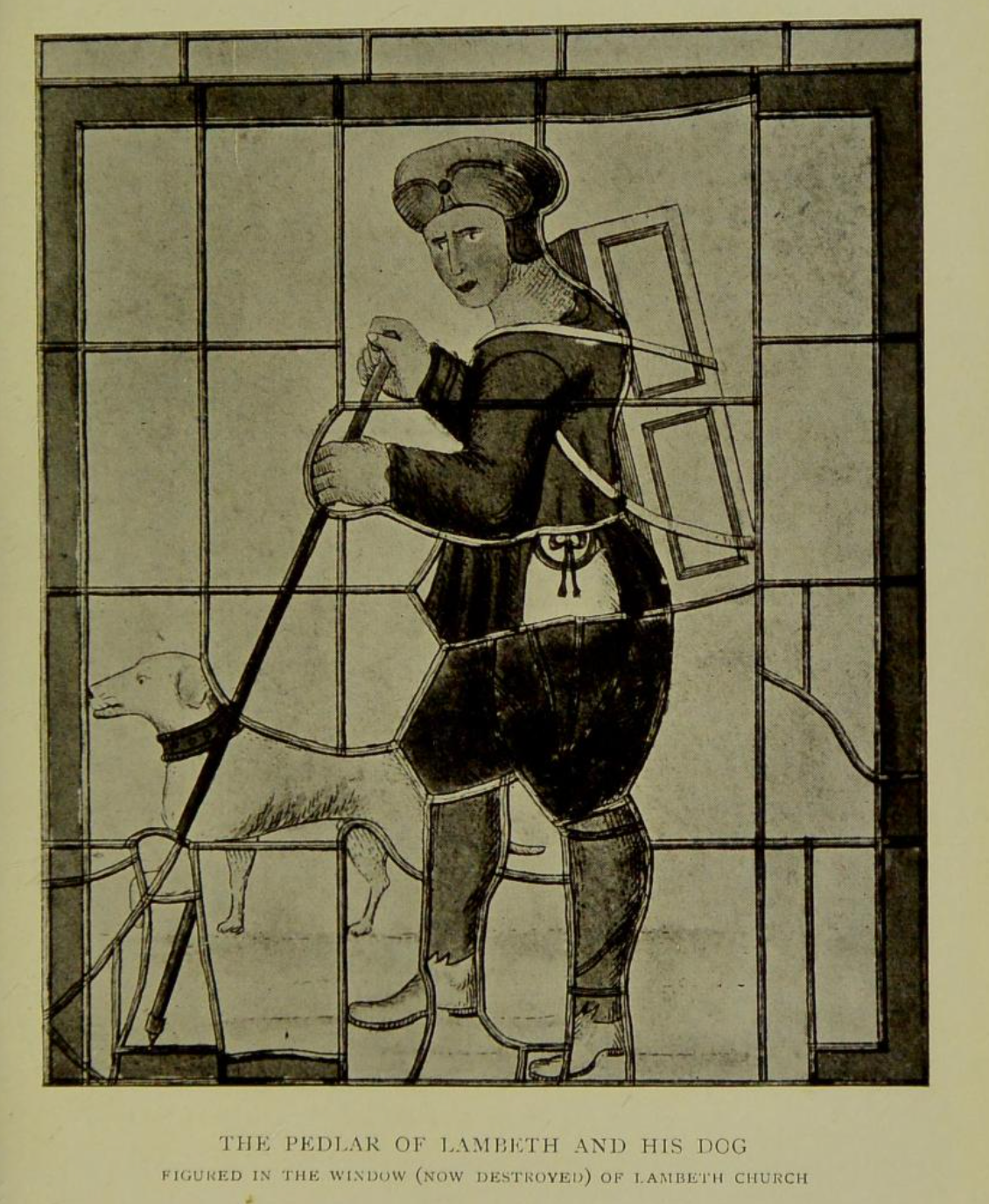 Pedlar of Lambeth and his dog